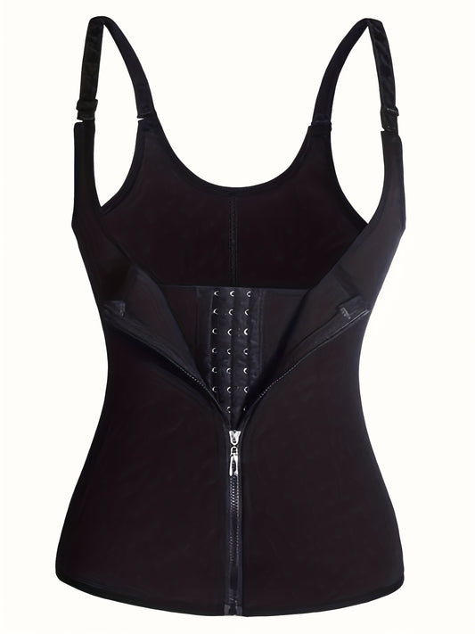 Zipper Shaping Cami Tops Waist Trainer Tummy Control Slimmer