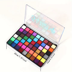 UV Neon & Glitter Body Paint Palette - Water Soluble Art Party Halloween Cosplay