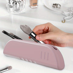 Portable Silicone Makeup Brush Holder for Travel and Organization