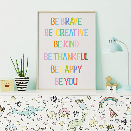Colorful Letter Wall Sticker 08cm Number Marker Home Decoration