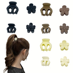 Small Flower Hair Claw Ponytail Side Clip