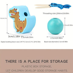Kids Puzzle String Beads Building Block Toys