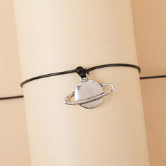 Planet String Bracelet Adjustable Rope Dainty Hand Jewelry Gift