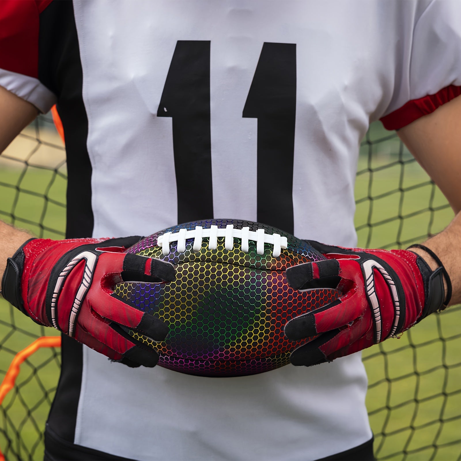 Colorful Reflective American Football for Sports Training