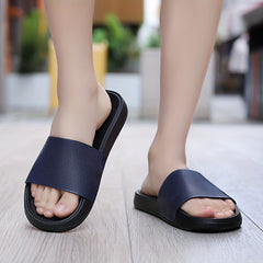 Men's Non Slip Slides Lightweight Open Toe Quick Dry Slippers
