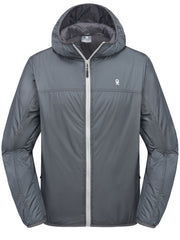 Men's Casual Hooded Windbreaker Jacket Lightweight Jacket