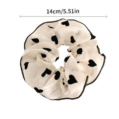 Large Satin Silk Hair Accessories Hair Ties Elastic Hair Ring Scrunchies