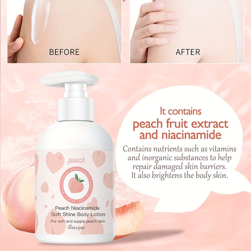 Niacinamide Peach Body Lotion 10.58oz Moisturizer