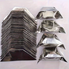 200pcs Thick Paper Golden & Silvery Ingots for Festival