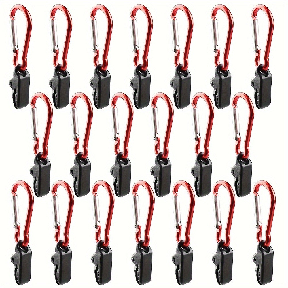 20pcs Hook Plastic Windproof Clamp Set Tent Clips Buckle Awning Tarp Clips