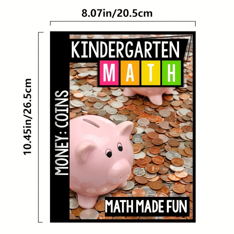 Kindergarten Money Workbook Yellow Paper
