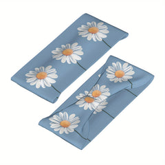 1pc daisy Sports Headband Sweat Wicking Stretchy & Breathable Polyester