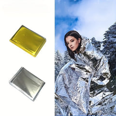 1pc Disposable First Aid Blanket for Outdoor Camping Lifesaving Emergency