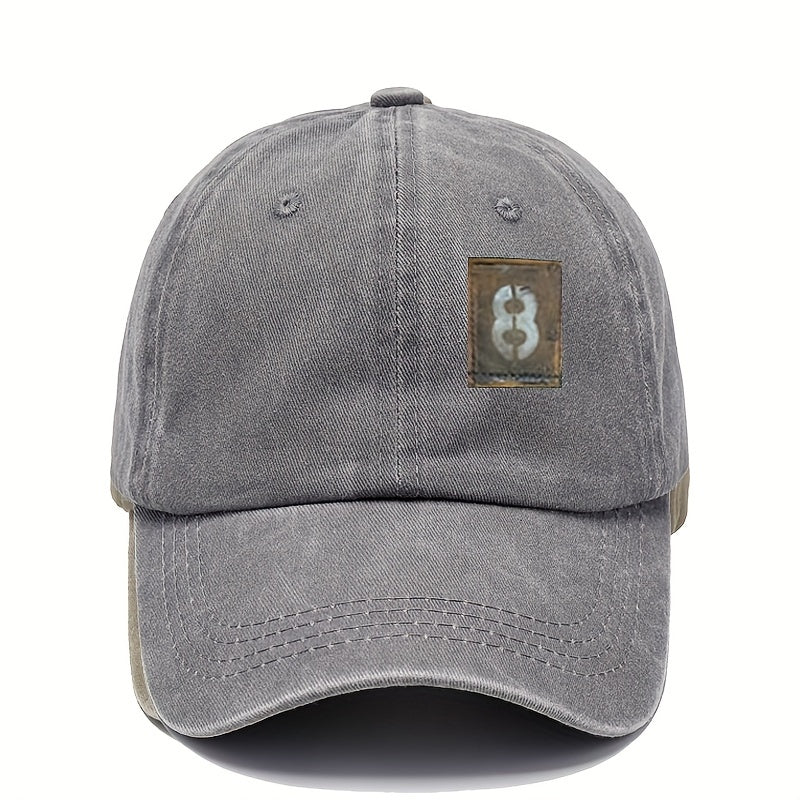 Distressed Vintage Baseball Cap Printed Hat
