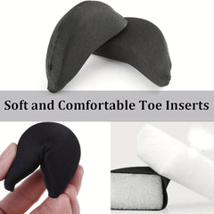 Toe Inserts For Shoes Too Big 4 Pairs Foam Toe Filler Shoe Fitters Beige
