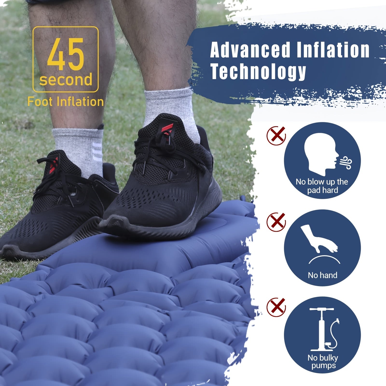 Ultra Light Double Camping Sleeping Pad with Extra Thickness