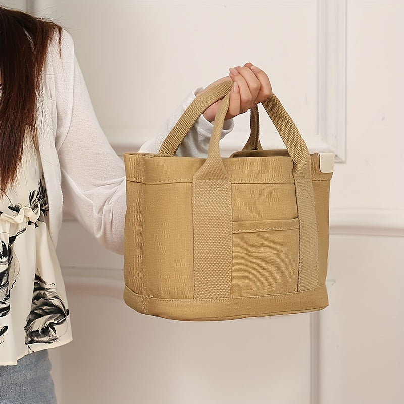 Canvas Tote Bag Lightweight Handbag for Shopping