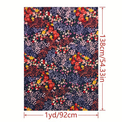 Artificial Cotton Fabric Diy Clothes Pants Dress Fabric 1yard