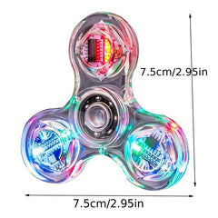 LED Hand Spinner Glow in the Dark Fingertip Gyroscope Toy