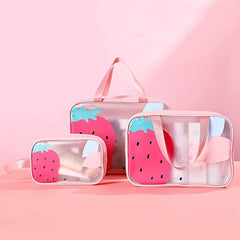 Women's Travel Toiletry Bag Waterproof with Shoe Compartment