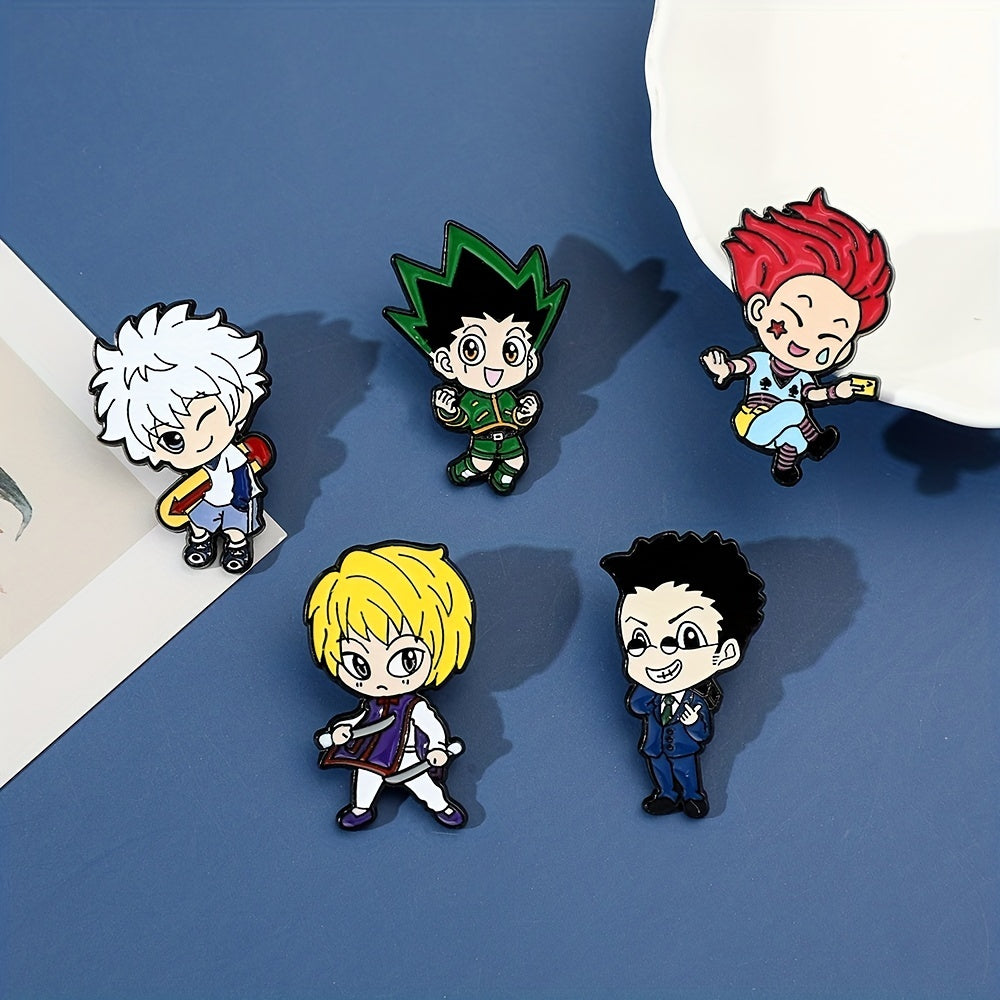 Enamel Cartoon Character Brooch Oil Dripping Badge