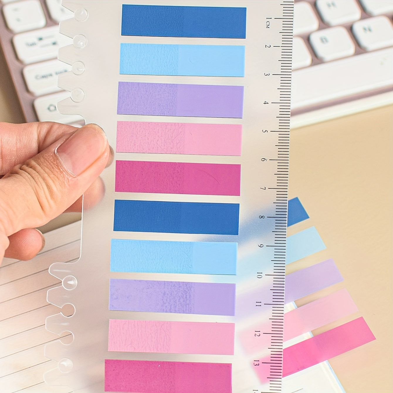 PET Sticky Notes Index Stickers 10 Sets 200 Sheets Labels 1pc
