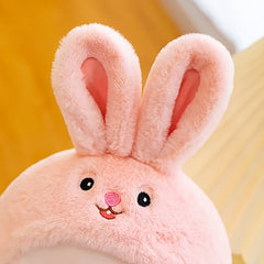 Cute Milk Tea Animal Plush Toy Pink Doll for Holiday Gift
