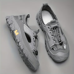 Men's Durable No Tie Sandals for Hiking Trekking