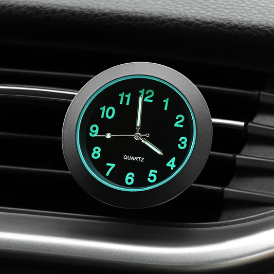 Mini Auto Air Vent Quartz Clock with Clip - Car Outlet Watch