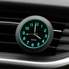 Mini Auto Air Vent Quartz Clock with Clip - Car Outlet Watch