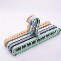 5pcs Multifunctional Closet Organizer with 9 Hole Coat Hanger