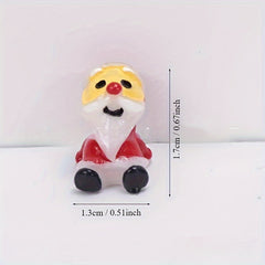 Mini Doll House Santa Claus Window Decoration