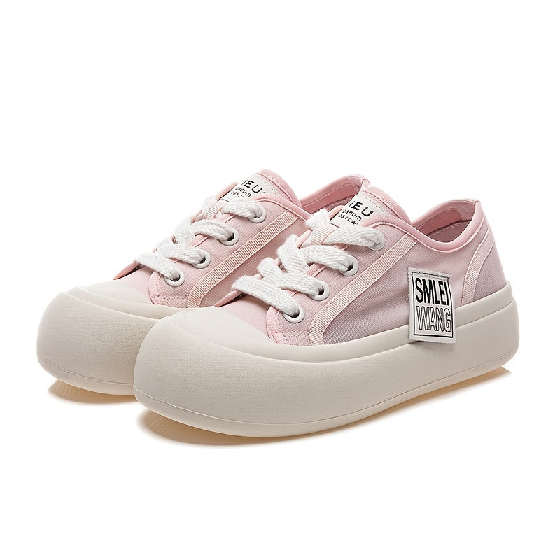 Women's Stylish Big Head Flat Shoes Thick Bottom Sports Shoes