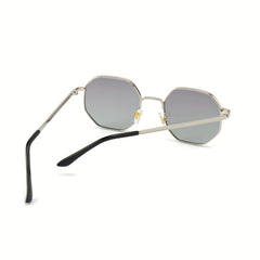Men's Retro Metal Small Frame Sunglasses UV Protection
