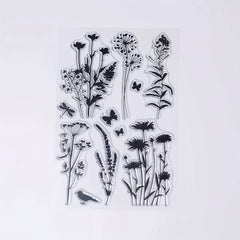 Flower Bouquet Clear Stamp for Card Making DIY Crafts