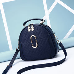 Geometric Pattern Crossbody Bag Top Handle Purse Zipper Shoulder Bag