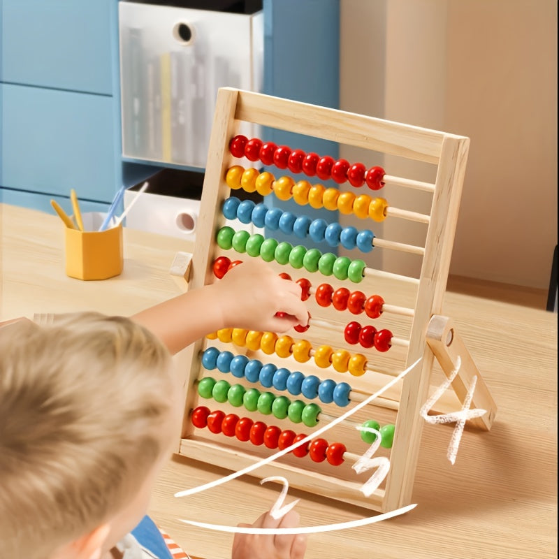 Wooden Abacus Counting Toy for Early Math Learning