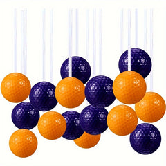 16 Pack Replacement Balls for Toss Game Set Purple Yellow