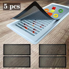 5pcs Magnetic Air Vent Screen Cover Home Floor Bug Mesh