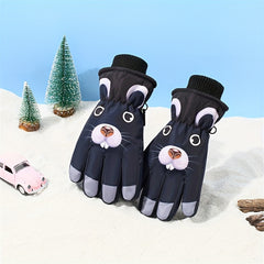 Waterproof Windproof Cartoon Skiing Gloves