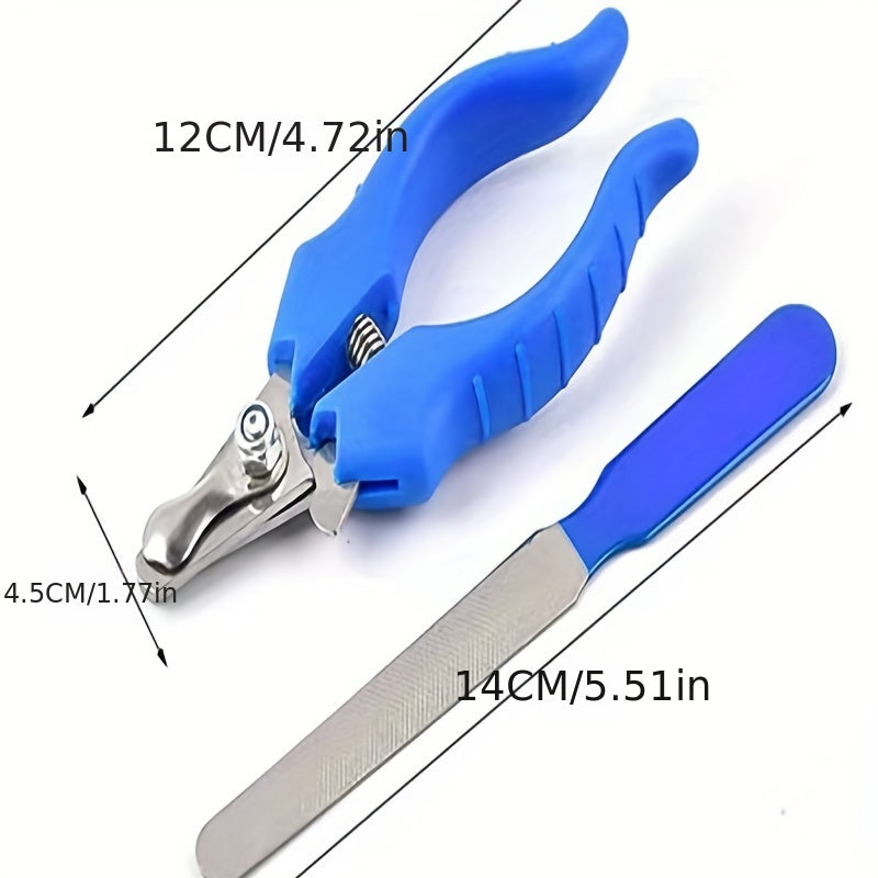 Pet Nail Scissors Set for Grooming Cats, Dogs, Rabbits