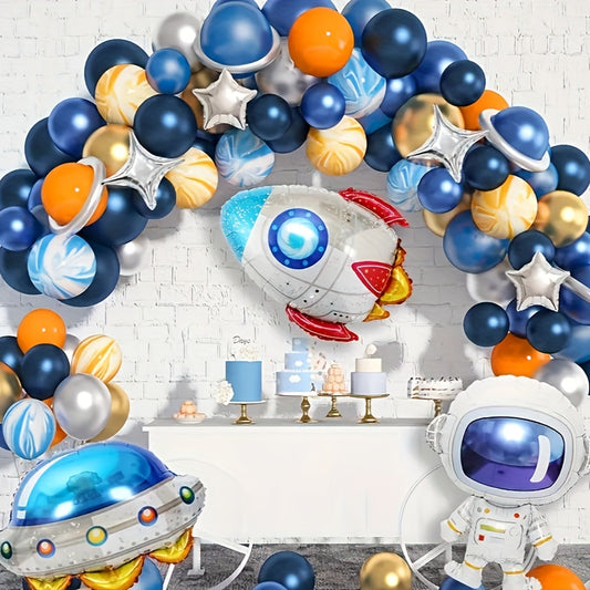 Space Astronaut Rocket Party Decoration Set