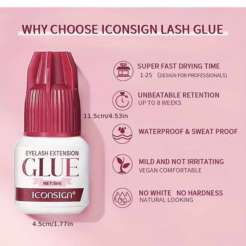 Extra Strong Eyelash Extension Glue 5ml 1-2 Sec Dry Time