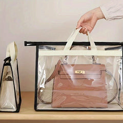 Transparent Storage Handbag Dustproof & Moistureproof Bag Organizer