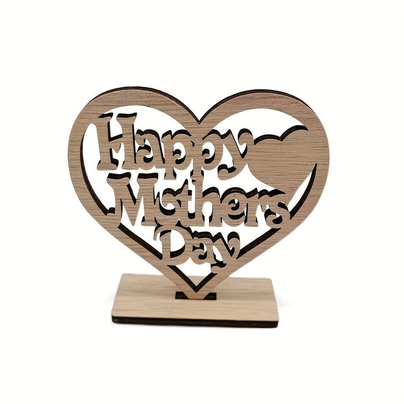 Wooden Pendant Can DIY Keychain Decor Hollow Out Letter Laser Cutting