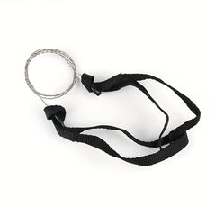 2pcs Portable Wire Saw Stainless Steel Pocket Saw for Outdoor Survival