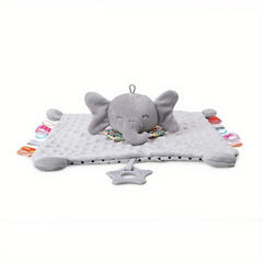 Elephant Safety Blanket for Babies Snuggle Toy 0-3 Years Old