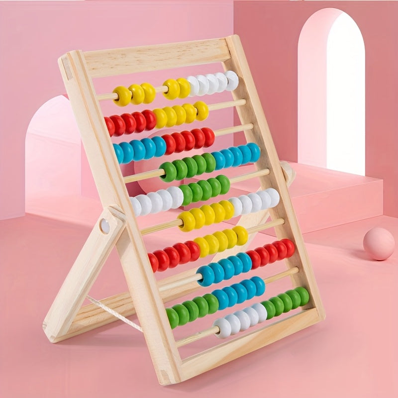 Wooden Abacus Stand for Learning Math
