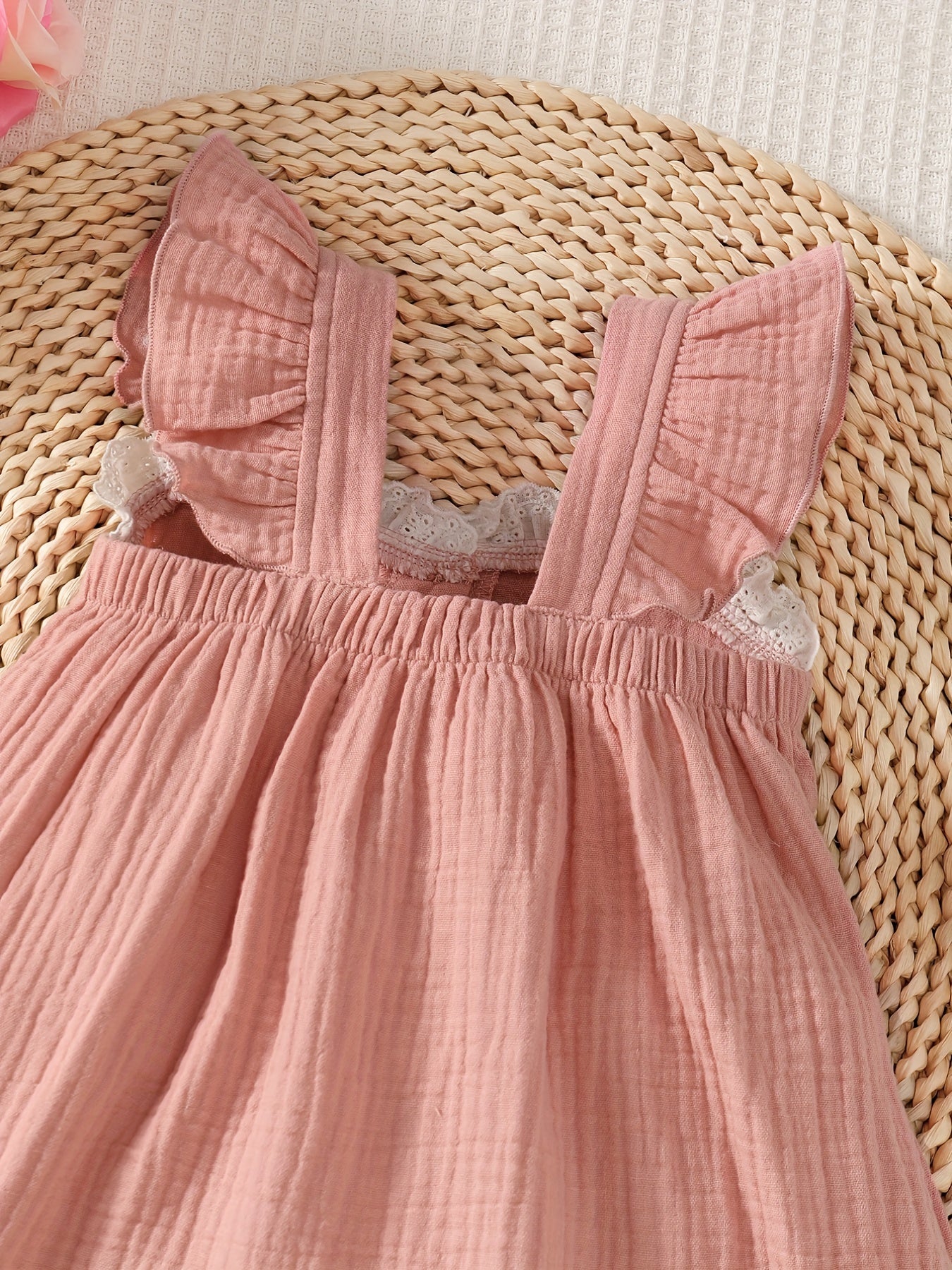 Baby Girls Puffy Princess Dress Pure Cotton Summer Clothes