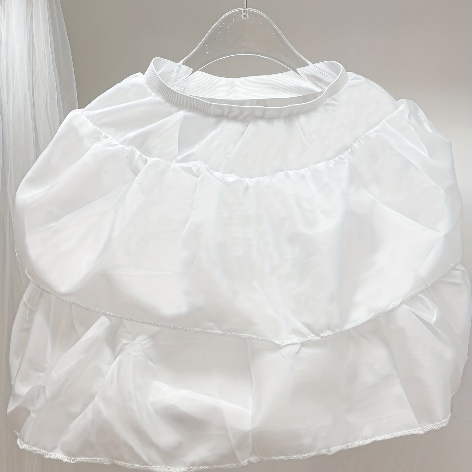 Polyester Solid Skirt For Girls